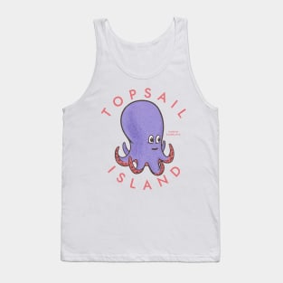 Topsail Island, NC Summertime Vacationing Octopus Tank Top